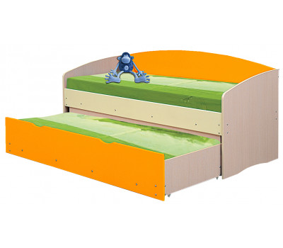 Детская выдвижная кровать Софа МДФ